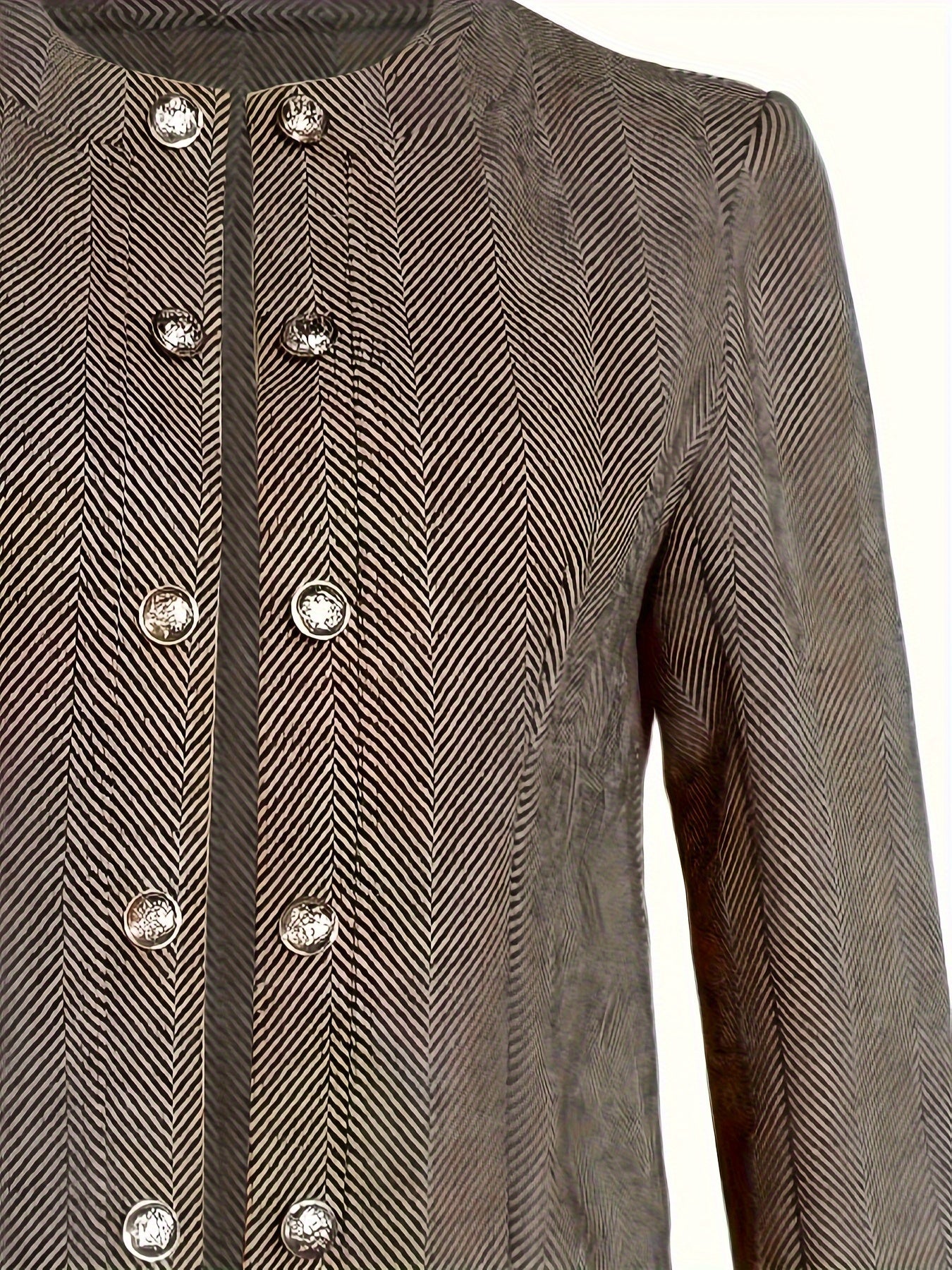 Blazer Feminino Gola Lapela – Corte Aberto, Manga Longa, Escritório & Casual