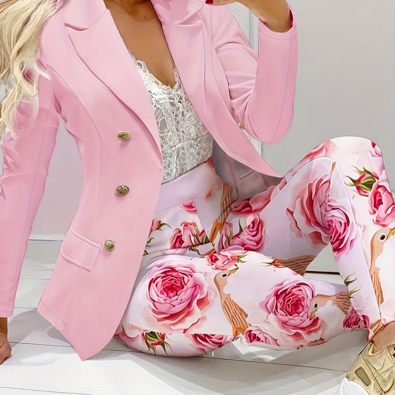 Blazer Sólido Lapela Premium – Elegância Corporativa