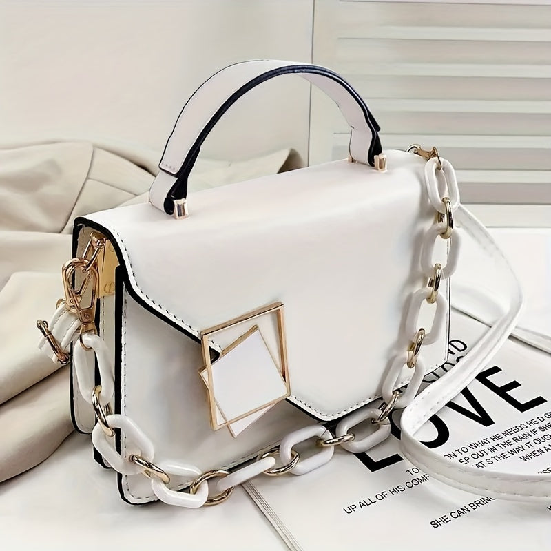 Coleção Bolsas Femininas – Crossbody, Tote & Mini Quadrada em Cores Sólidas