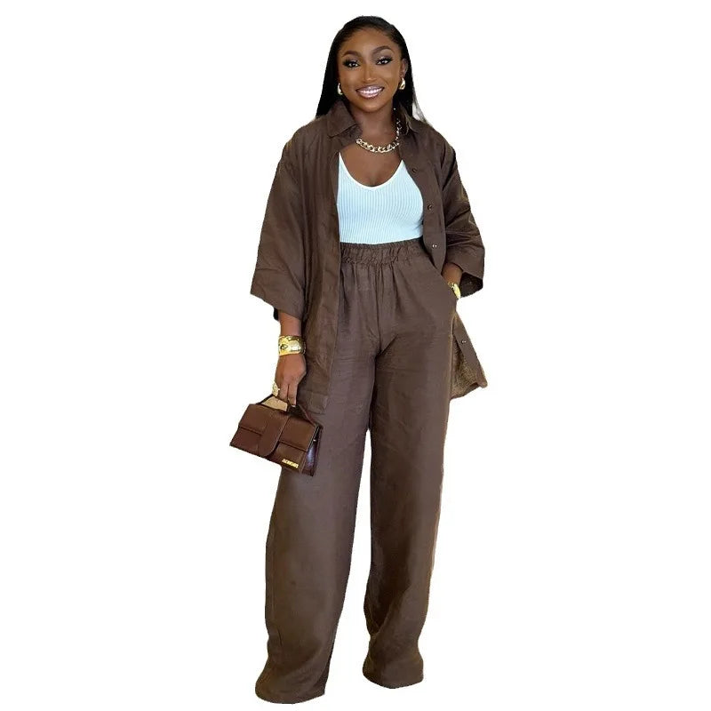 Conjunto Linen Elegance – Sofisticação Natural