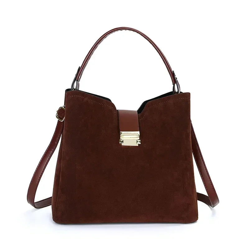 Bolsa Feminina PU com Fecho Hasp – Clássica e Versátil