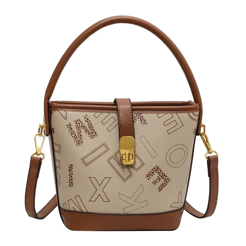 Bolsa Bucket Estampada “Autumn” – Versátil Dia & Noite