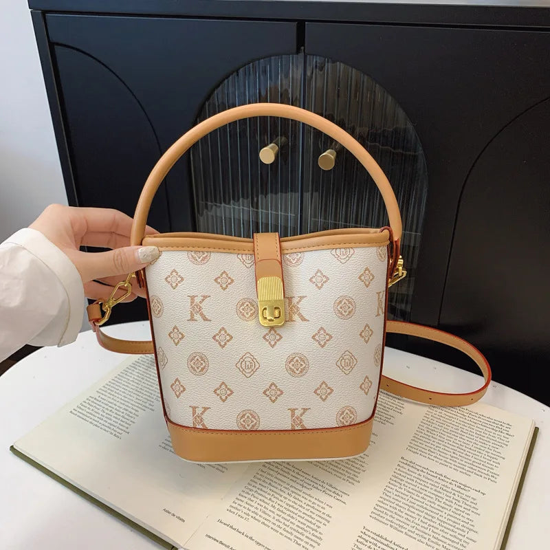 Bucket Bag Feminina Luxury 2025 – Versátil Ombro/Transversal