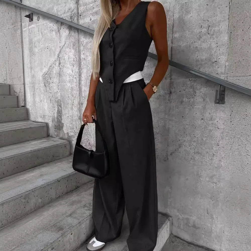 Conjunto Stripes Office – Elegância & Modernidade