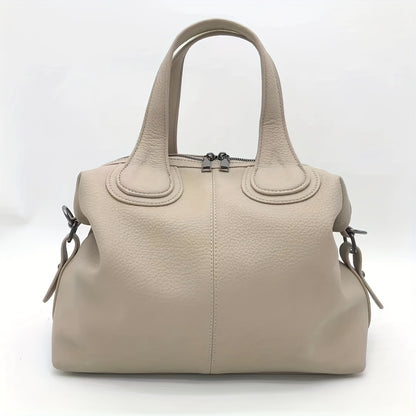 Bolsa Feminina Tote Grande Capacidade – Ombro em PU macio, cor sólida para rotina com estilo