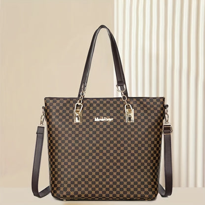 Kit 6 Bolsas Femininas PU Leather – Tote, Clutch & Shoulder para Rotina Completa