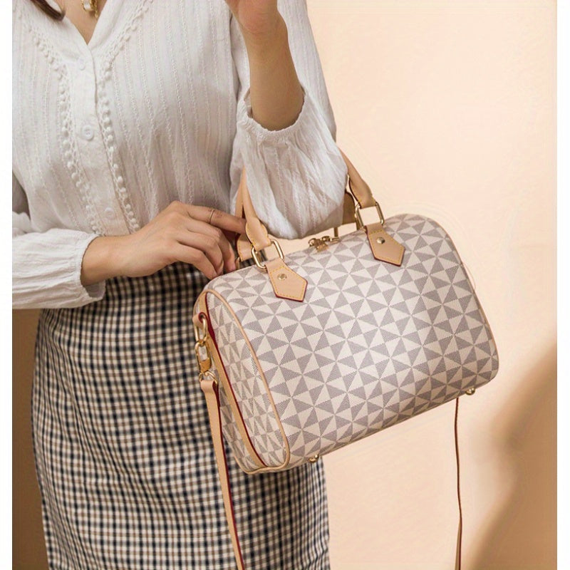 Bolsa Feminina Boston Pillow 2024 – Mini Crossbody & Ombro com Formato Almofadado