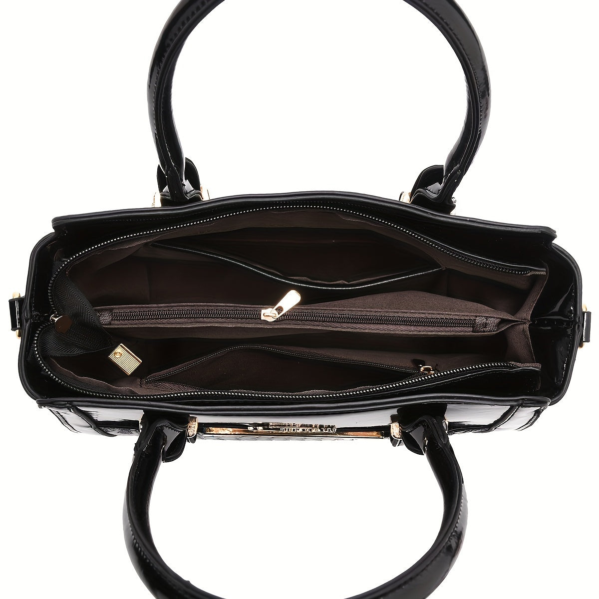 Bolsa Feminina Grande Capacidade – Tote Sintética Elegante com Fecho em Zíper