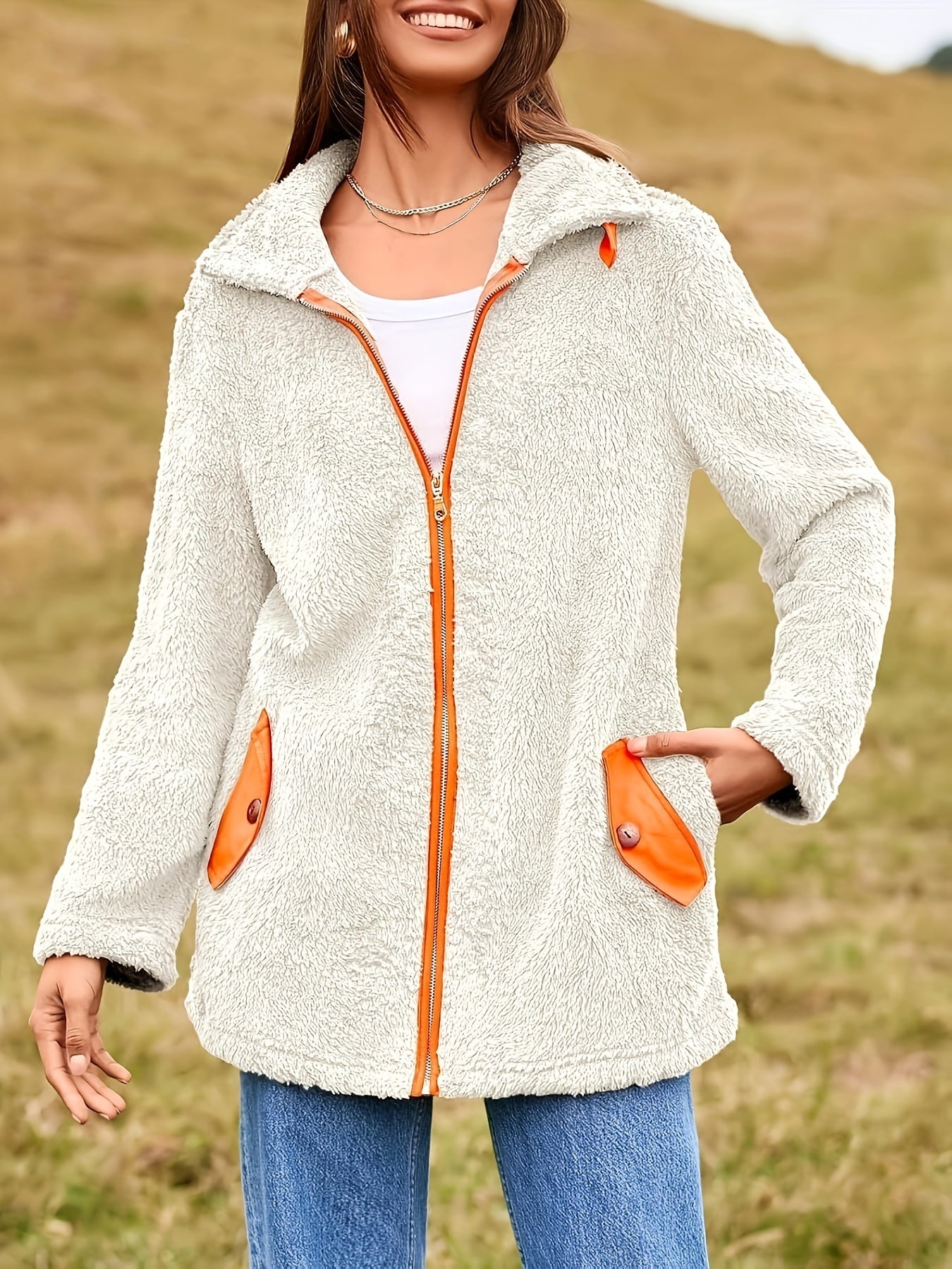 Jaqueta Sherpa Fleece Aconchego – Inverno Premium