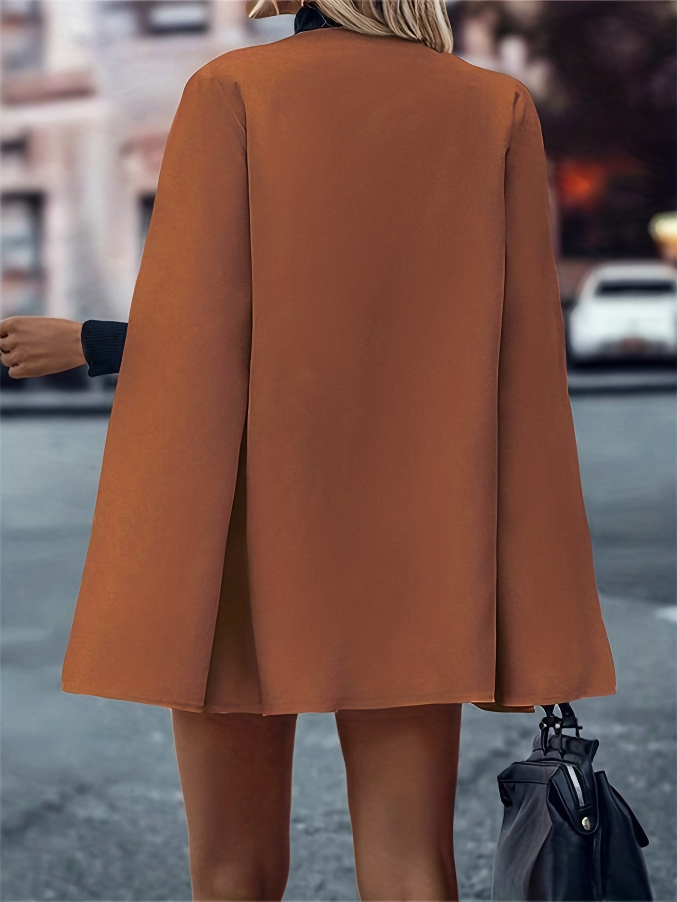 Blazer Feminino com Manga de Capa – Elegante e Versátil