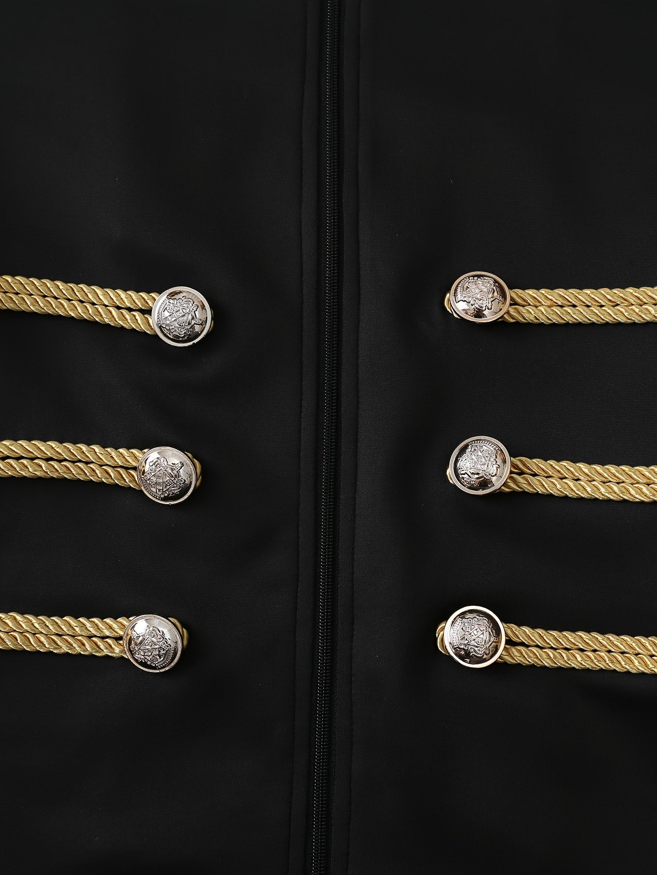 Blazer Feminino Chic – Barra Fria, Manga Longa & Botões Decorativos