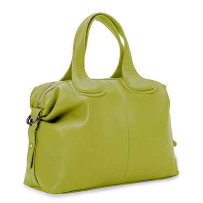 Bolsa Feminina Tote Grande Capacidade – Ombro em PU macio, cor sólida para rotina com estilo