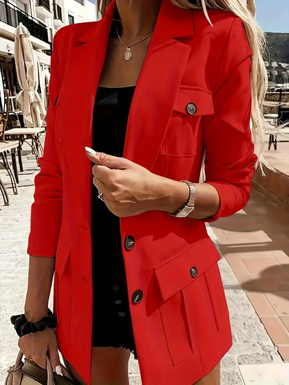 Blazer de Alfaiataria Branca – Toque Moderno para o Look Profissional