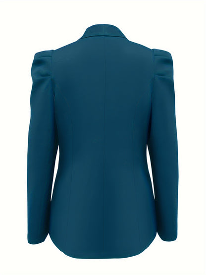 Blazer Feminino Alfaiataria Gola Lapela – Estilo Escritório & Casual