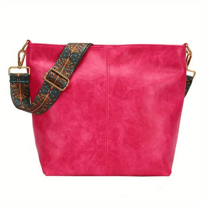 Bolsa Feminina Grande Capacidade – Tote & Messenger – Couro Sintético