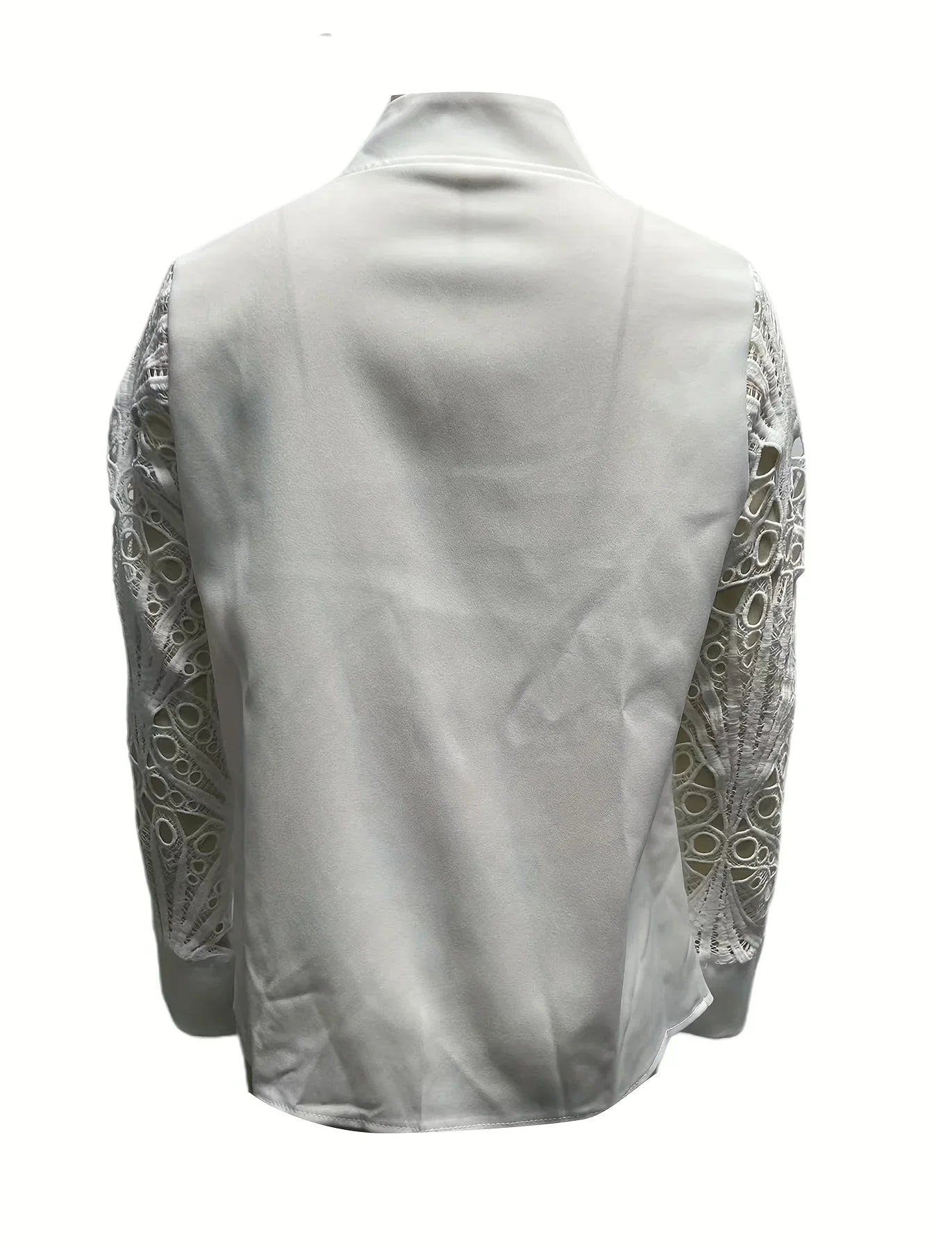 Blazer Versátil Renda-Contrast – Elegância Spring/Fall