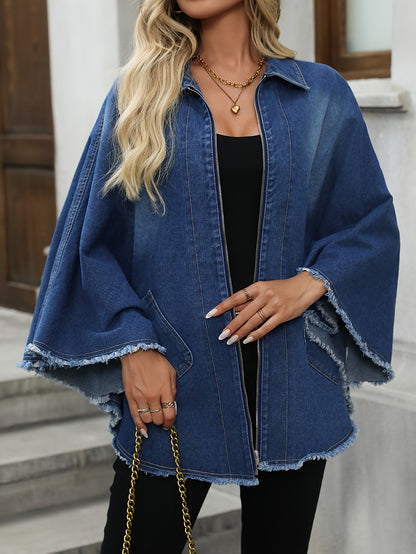 Jaqueta Oversized Denim Elegant – Corte Urbano