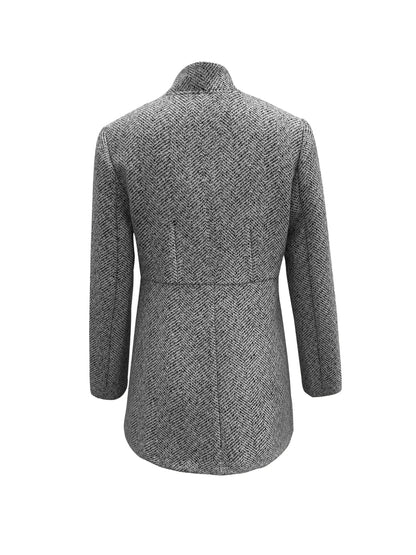 Blazer Feminino Versátil – Ajuste Confortável, Bolsos Duplos & Lavagem à Máquina