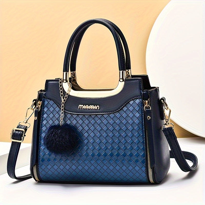 Bolsa Feminina Versátil Crossbody & Tote – Alça Ajustável, Compartimentos Múltiplos e Fecho Magnético