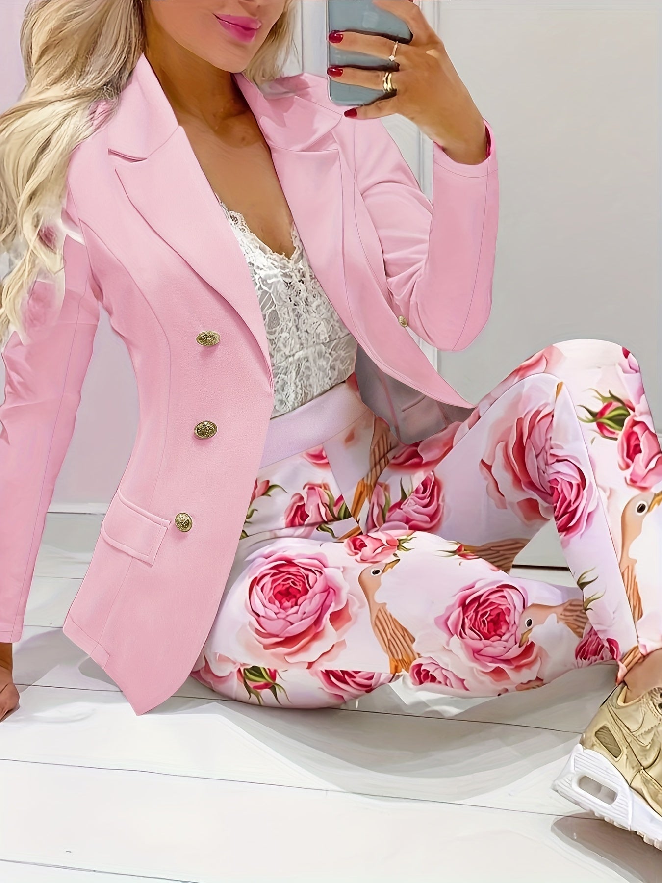 Blazer Sólido Lapela Premium – Elegância Corporativa