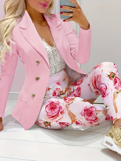 Blazer Sólido Lapela Premium – Elegância Corporativa