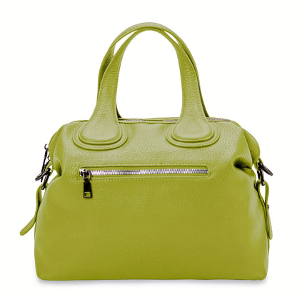 Bolsa Feminina Tote Grande Capacidade – Ombro em PU macio, cor sólida para rotina com estilo