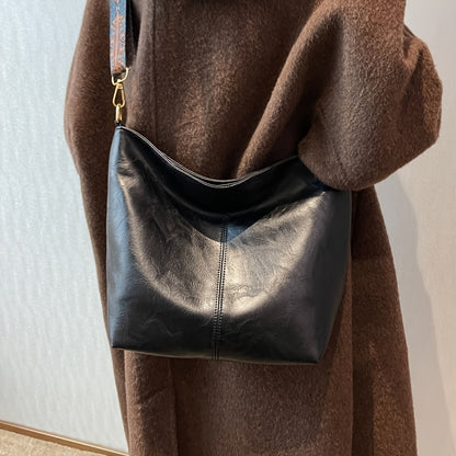 Bolsa Feminina Grande Capacidade – Tote & Messenger – Couro Sintético