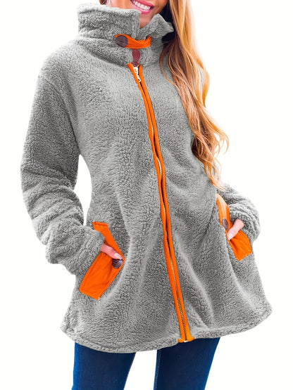 Jaqueta Sherpa Fleece Aconchego – Inverno Premium