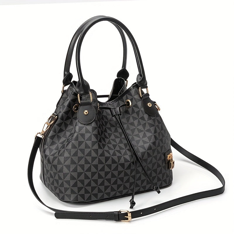 Bolsa Feminina Tote & Hobo Versátil – Alça Ajustável, Ombro ou Transversal