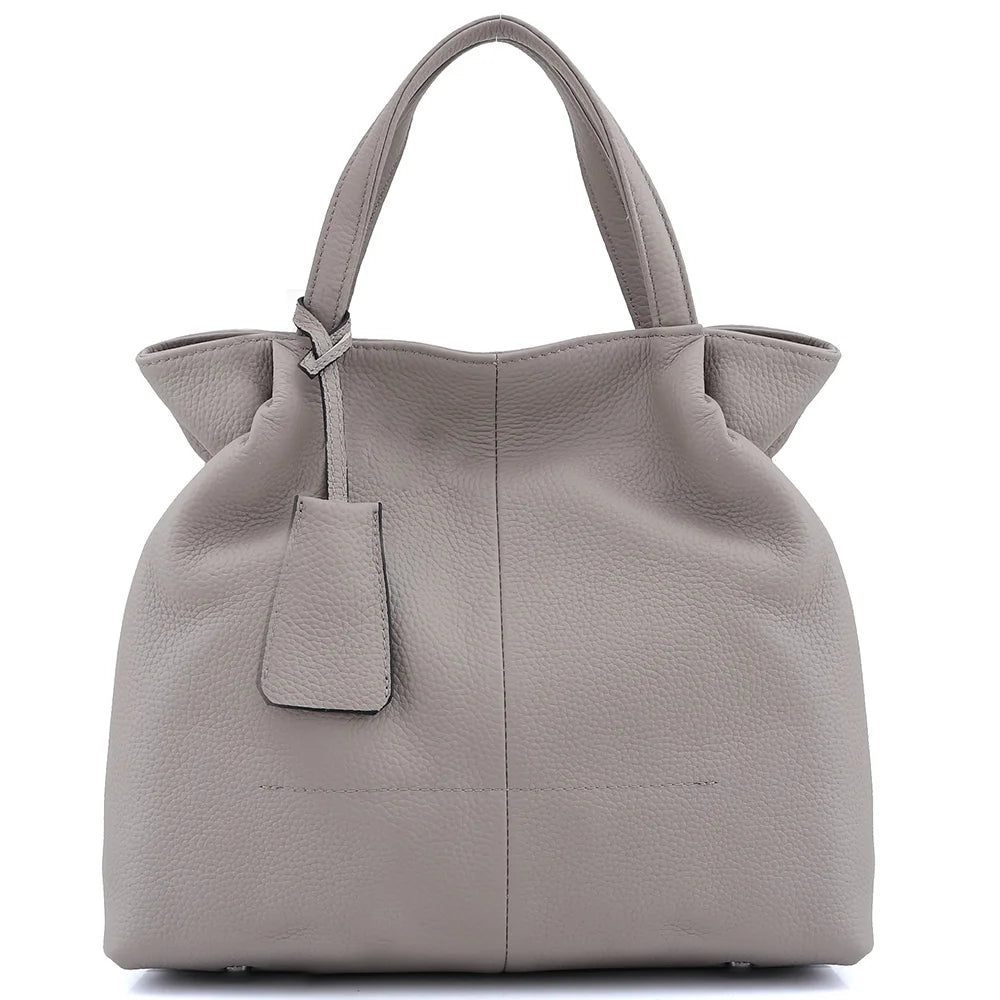 Bolsa Zency em Couro Legítimo Soft – Shopper, Crossbody & Bucket Tote
