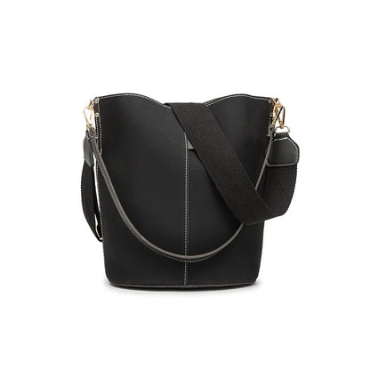 Bolsa Bucket de Grande Capacidade – Alça Larga & Design Sofisticado