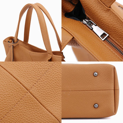 Bolsa Zency em Couro Legítimo Soft – Shopper, Crossbody & Bucket Tote