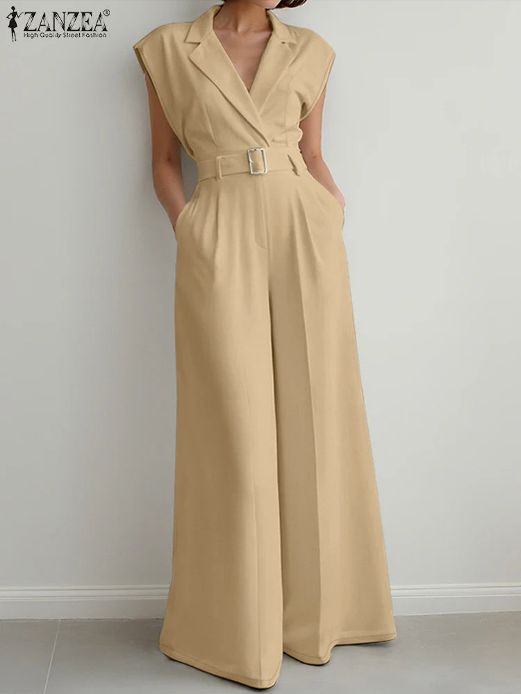 Macacão Office Modern – Elegância Leve para o Dia a Dia Profissional