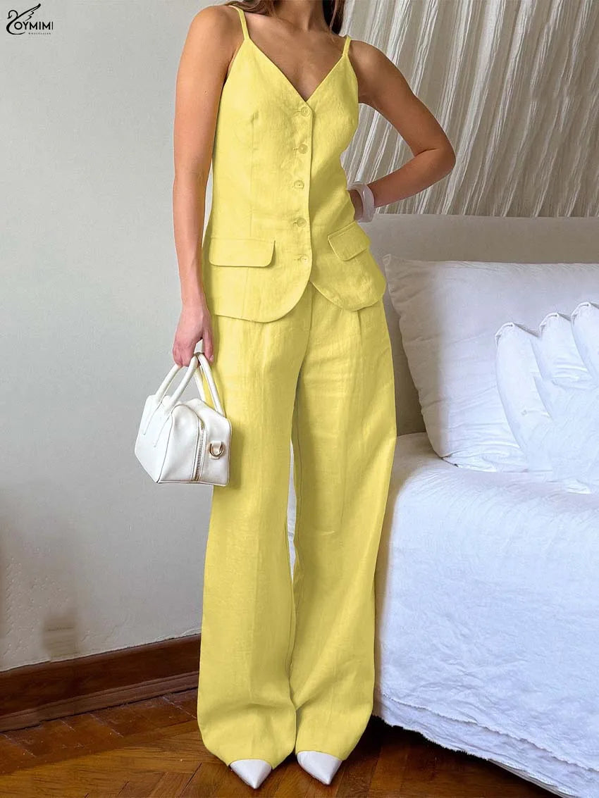 Conjunto Elegant Yellow – Algodão Premium