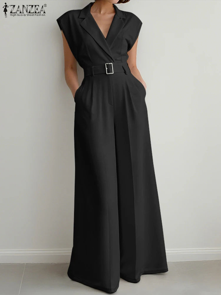 Macacão Office Modern – Elegância Leve para o Dia a Dia Profissional