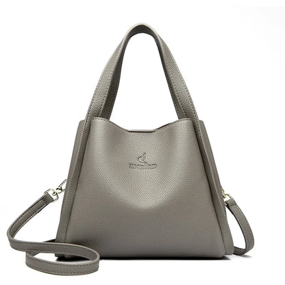 Bolsa Feminina Couro  – Grande Capacidade Tote & Crossbody