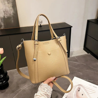 Conjunto Feminino Bucket Bag 2025 – Tote & Transversal Versátil para Dia e Noite