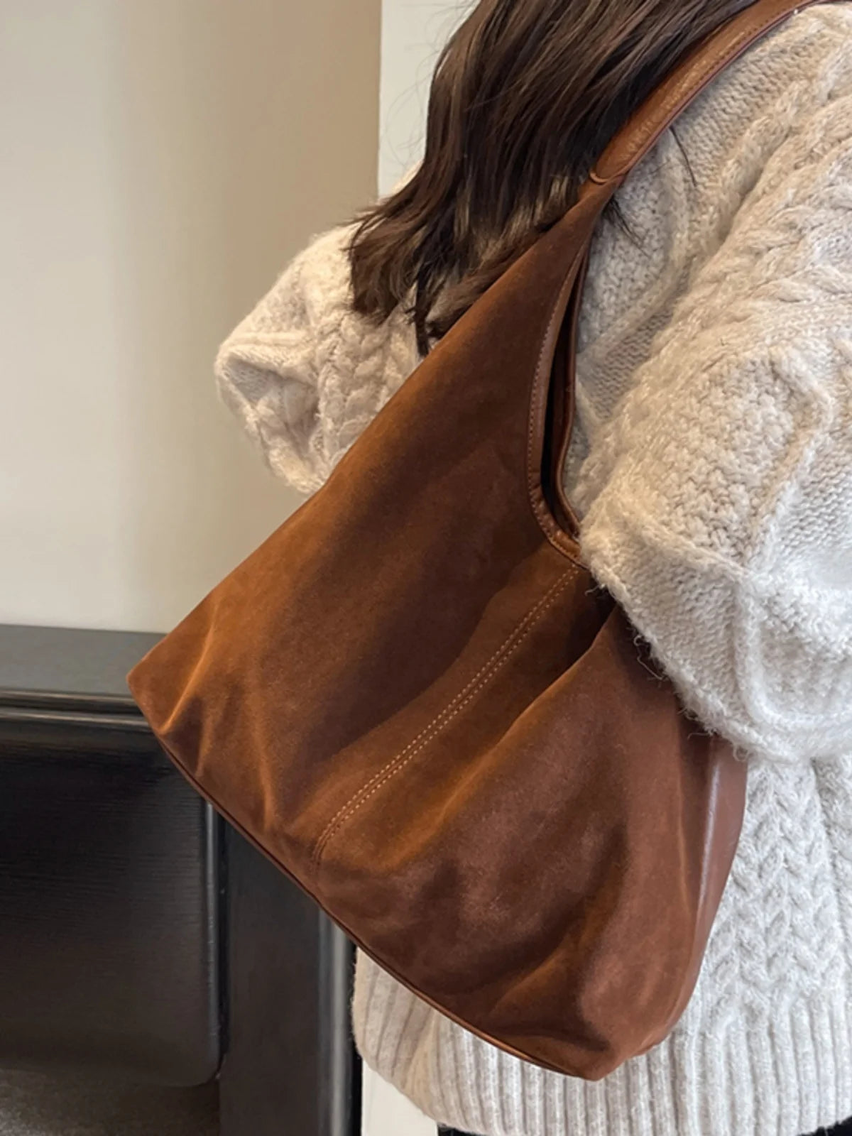 Tote Bag Feminina Versátil  – Uso Ombro/Transversal, Azul