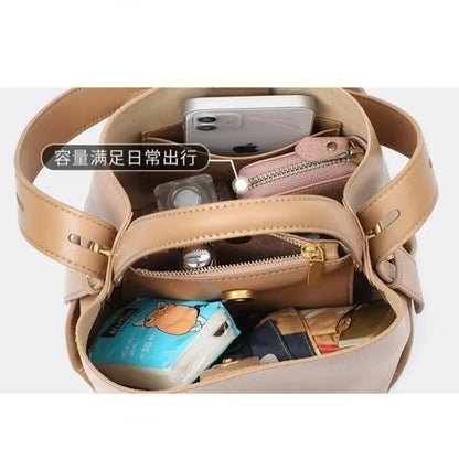 Bolsa Bucket Couro Legítimo Luxury