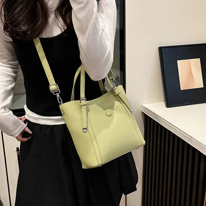 Conjunto Feminino Bucket Bag 2025 – Tote & Transversal Versátil para Dia e Noite