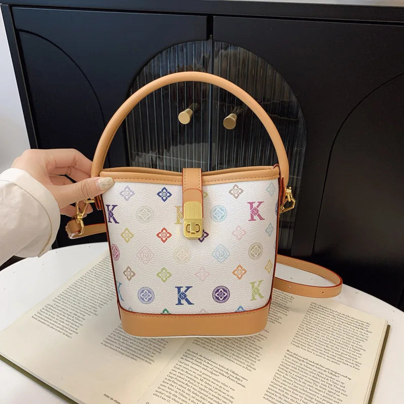 Bucket Bag Feminina Luxury 2025 – Versátil Ombro/Transversal