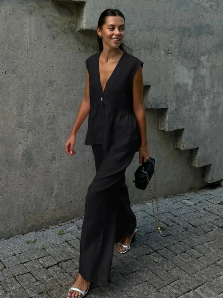 Conjunto Summer Chic – Linho & Lã Leve