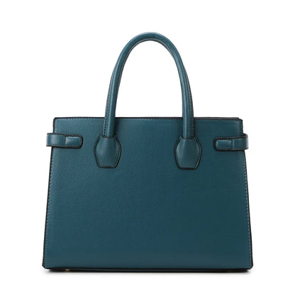 Bolsa Feminina Clássica Multifuncional em Couro Sintético – Ombro, Transversal e Messenger