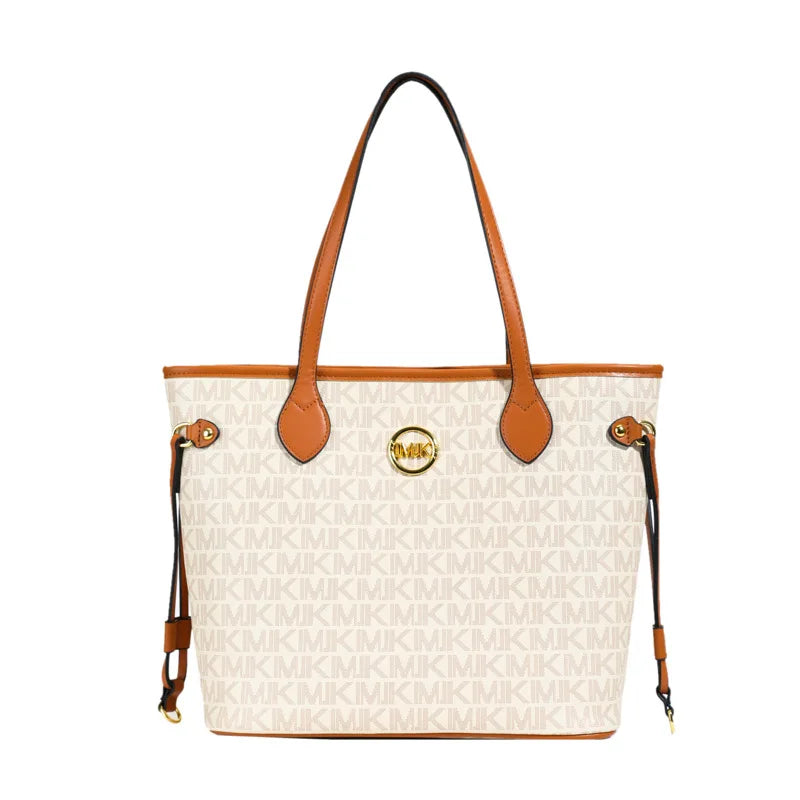 Bolsa Feminina Tote Couro Luxo – Alça de Ombro Vintage Minimalista