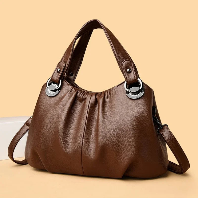 Bolsa Feminina Crossbody Couro Luxo – Design Casual & Clássico