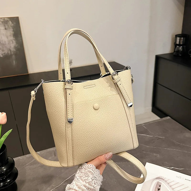 Conjunto Feminino Bucket Bag 2025 – Tote & Transversal Versátil para Dia e Noite