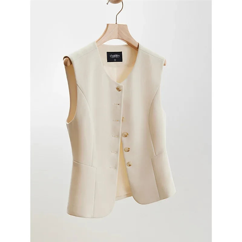 Colete Versatile Chic – Minimalismo & Estilo