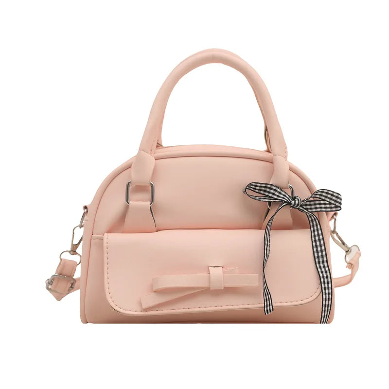 Bolsa Boston Laço Minimalista Versátil