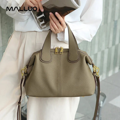 Women's Genuine Leather Handbag – Vintage Crossbody &amp; Shoulder Bag
