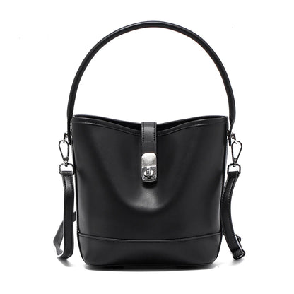 Women's Genuine Leather Bucket Bag
